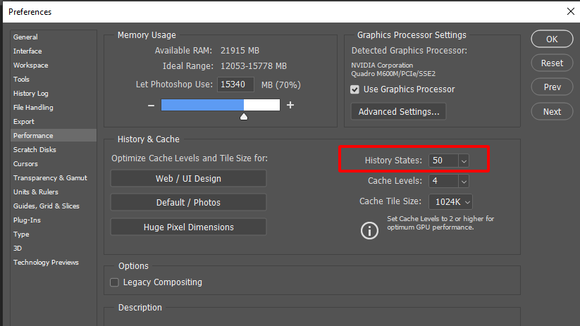 Cách phục hồi nhanh chóng trong photoshop