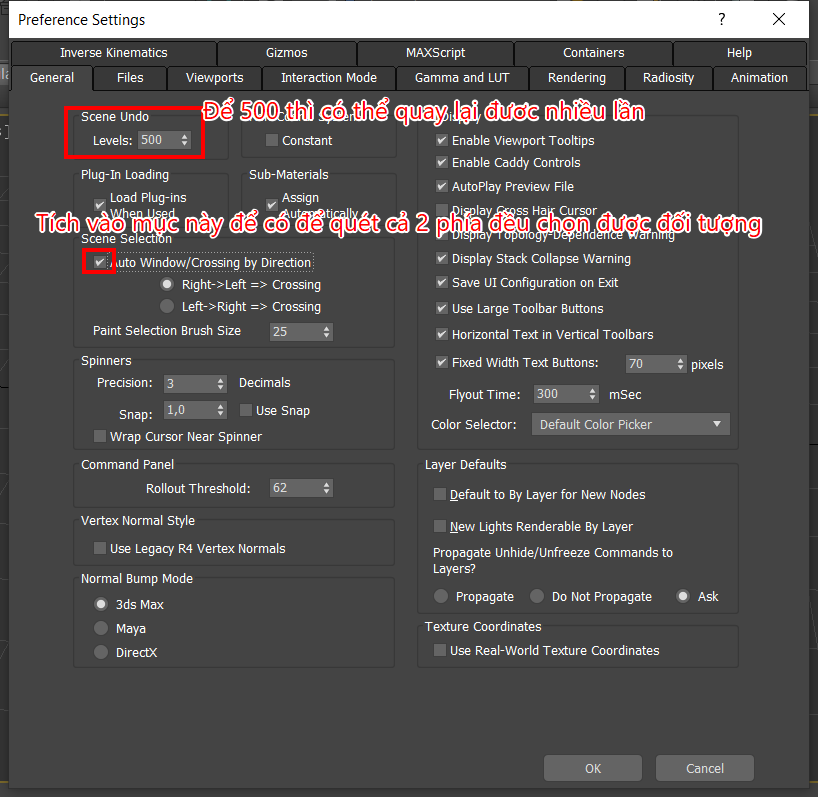 Hướng dẫn cài đặt ban đầu cho người sử dụng 3DS MAX
