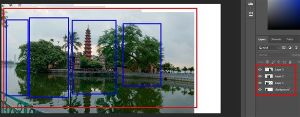 Hướng dẫn ghép ảnh trong photoshop