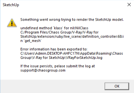 Tổng hợp những lỗi thường gặp trong Sketchup và cách khắc phục