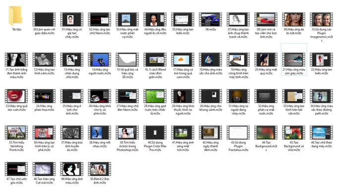 Chia sẻ video khóa học photoshop