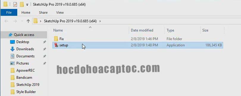 Hướng dẫn download + Cài đặt Sketchup Pro 2019