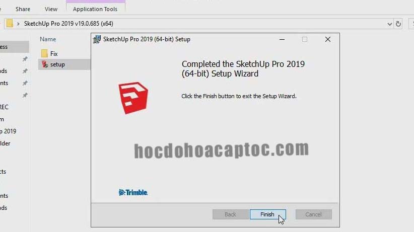 Hướng dẫn cài đặt Sketchup 2019
