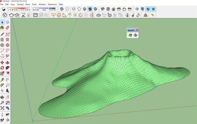 4 công cụ chuyên về tạo dựng địa hình trong Sketchup