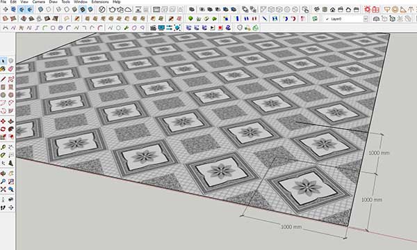 Hướng dẫn làm vật liệu trong Sketchup