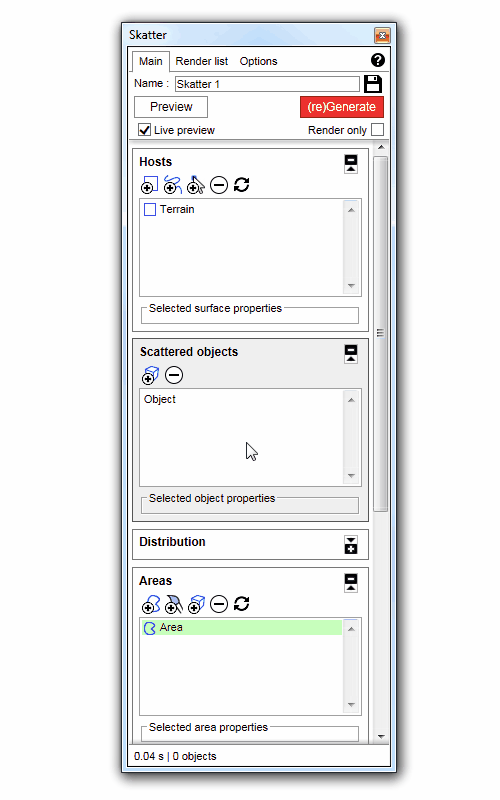 Skatter for sketchup