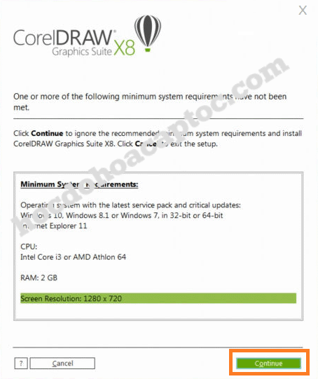 Hướng dẫn cài đặt coreldraw X8 chi tiết