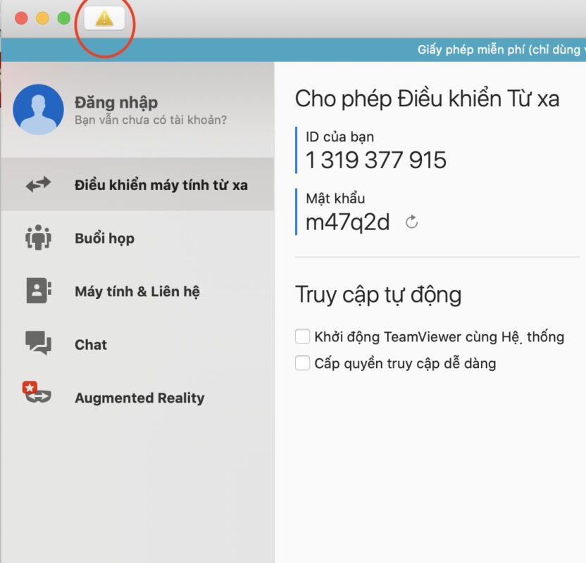 Hướng dẫn cài đặt phần mềm teamview cho macbook