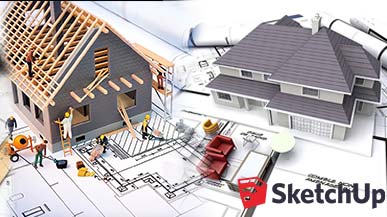 4 Bước gán vật liệu trong Sketchup