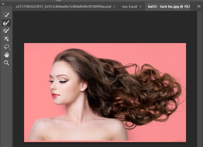 Hướng dẫn tách tóc trong photoshop hiệu quả