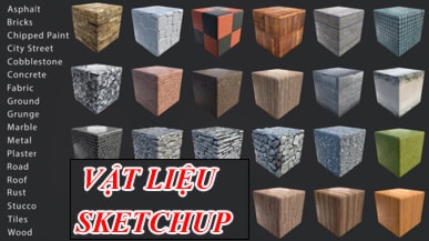 Muốn làm vật liệu trong Sketchup đẹp bắt buộc phải xem bài này