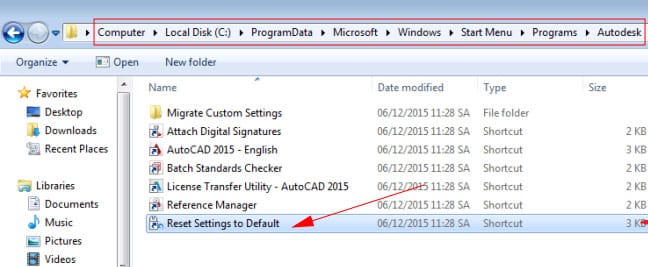 Khắc phục lỗi autocad