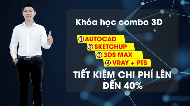 Khoá học thiết kế đồ họa 3d combo