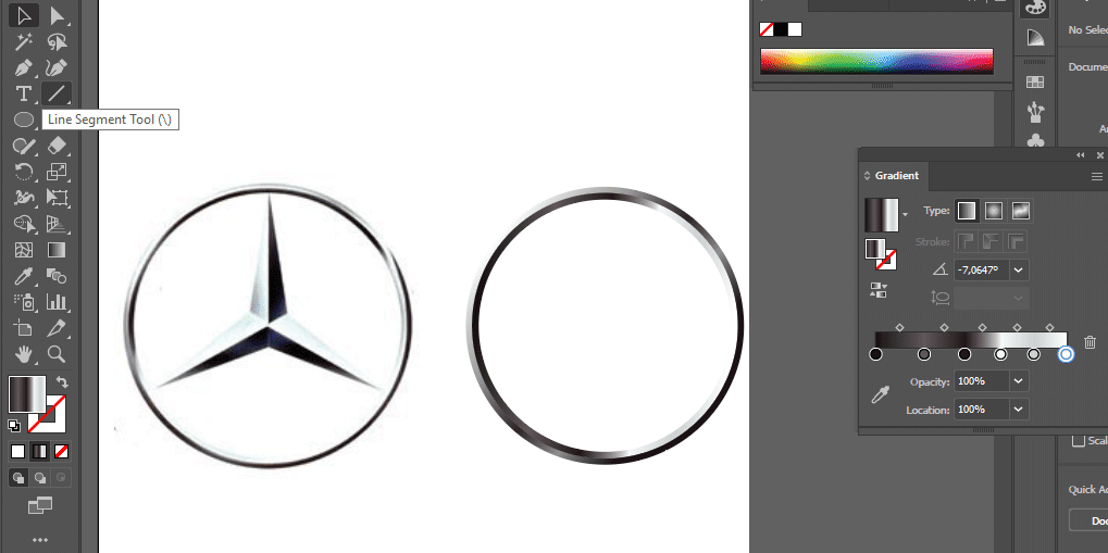 Hướng dẫn thiết kế logo MERCEDES siêu nhanh