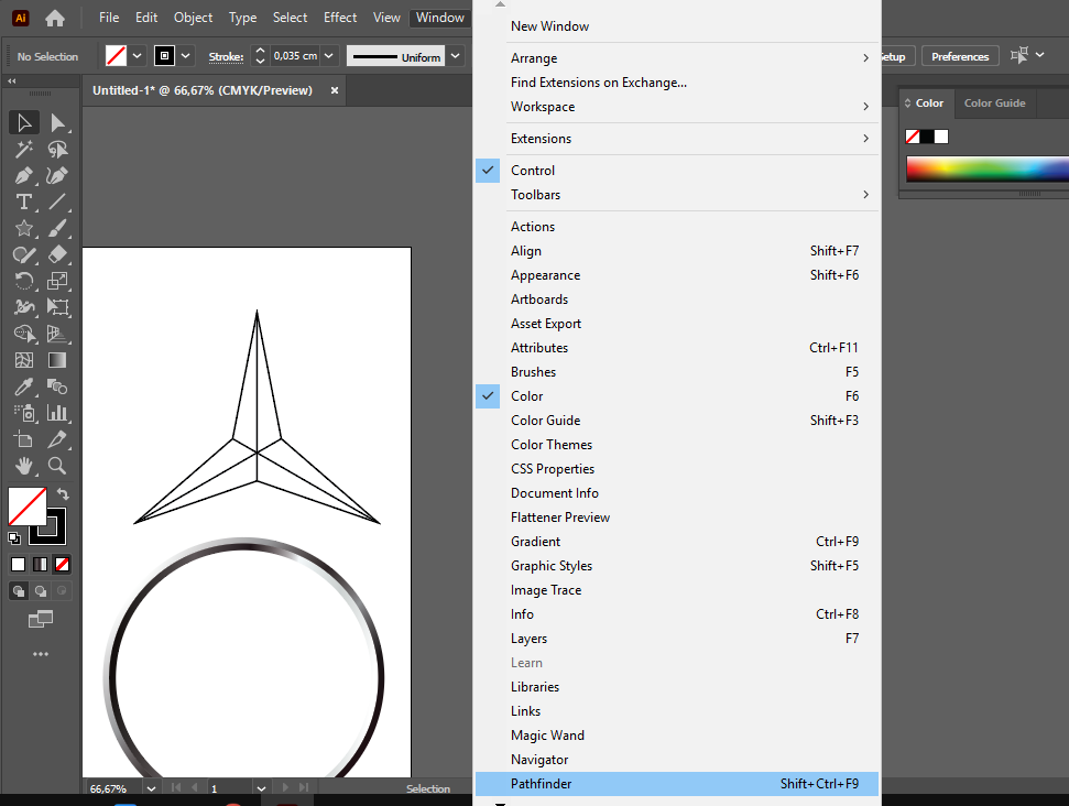 Hướng dẫn thiết kế logo MERCEDES siêu nhanh