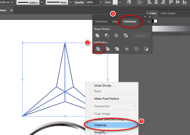Hướng dẫn thiết kế logo MERCEDES siêu nhanh