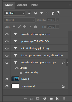 lỗi photoshop