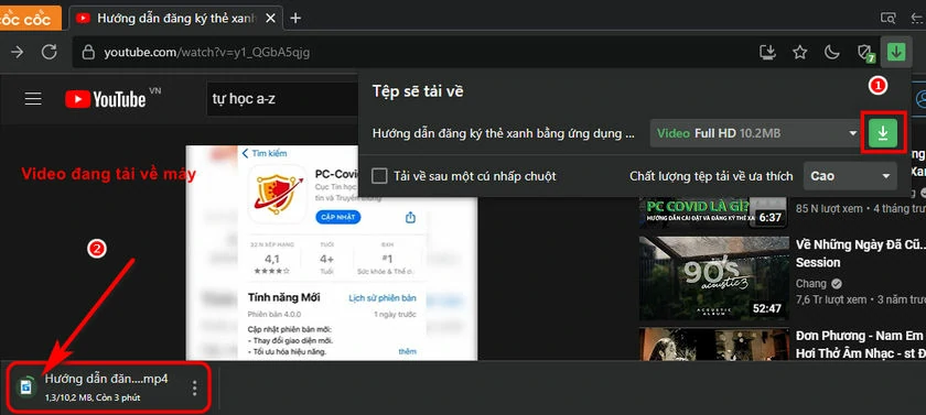 tải video youtube