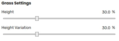 Foliage vật liệu lá cây cỏ trong Enscape Grass setting 1