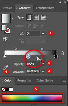 Hướng dẫn sử dụng công cụ Gradient tool Illustrator Công cụ Gradient tool Illustrator