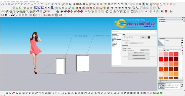 Cách sử dụng công cụ trong sketchup Cách sử dụng công cụ trong sketchup