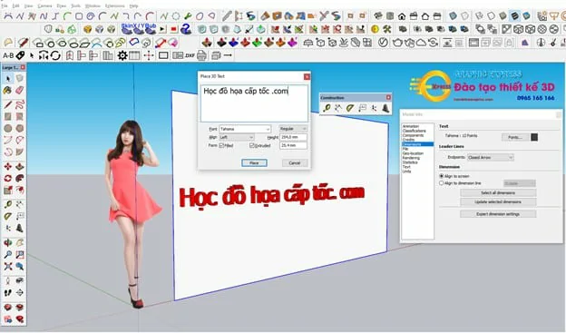 Cách sử dụng công cụ trong sketchup Cách sử dụng công cụ trong sketchup
