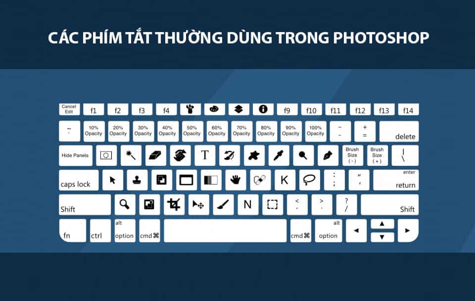 Luôn thực hành sử dụng phím tắt khi học pts cs6