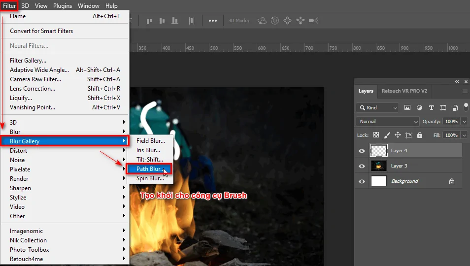Cách tạo một bức tranh đẹp trong photoshop Cách tạo một bức tranh đẹp trong photoshop