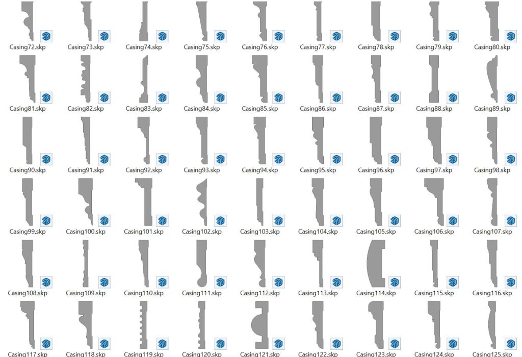 thư viện phào chỉ profile builder 3 tự động miễn phí