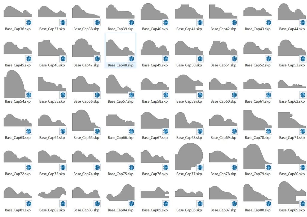 thư viện phào chỉ profile builder 3 tự động miễn phí