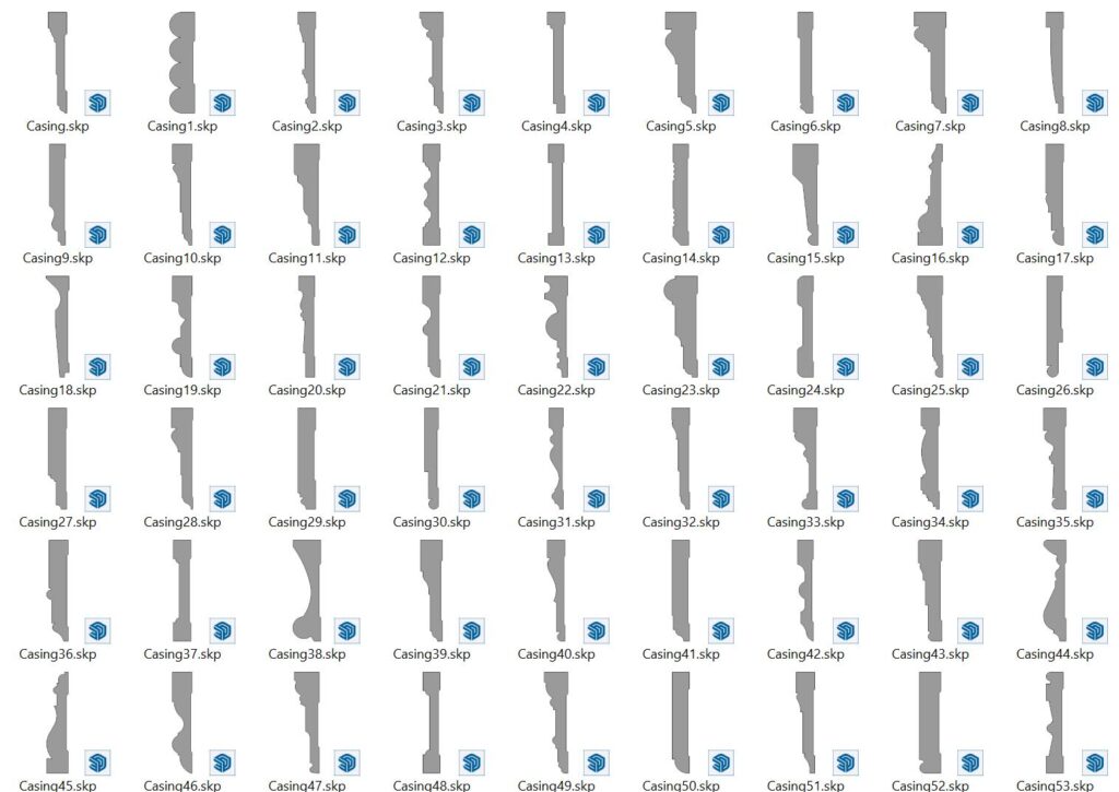 thư viện phào chỉ profile builder 3 tự động miễn phí