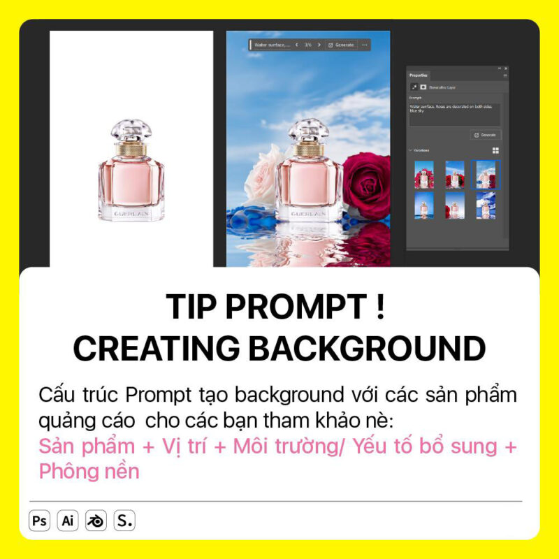 Cách sử dụng Gernerative fill trong photoshop hiệu quả