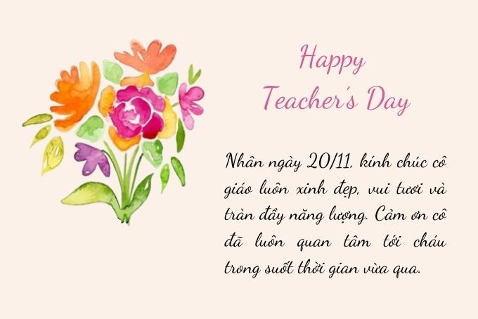 Lời chúc 20 11 hay, ngắn gọn và ý nghĩa nhất dành tặng thầy cô Lời chúc 20 11 hay, ngắn gọn và ý nghĩa nhất dành tặng thầy cô